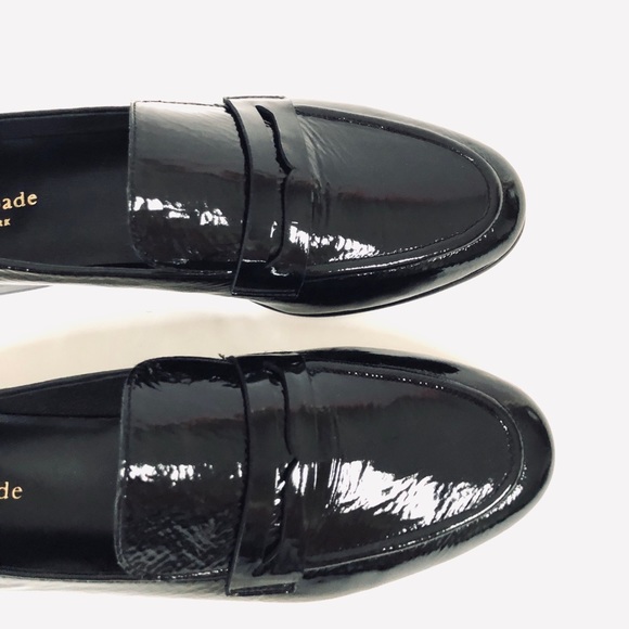kate spade NEW YORK Genevieve Black Leather Loafer - Picture 4 of 6